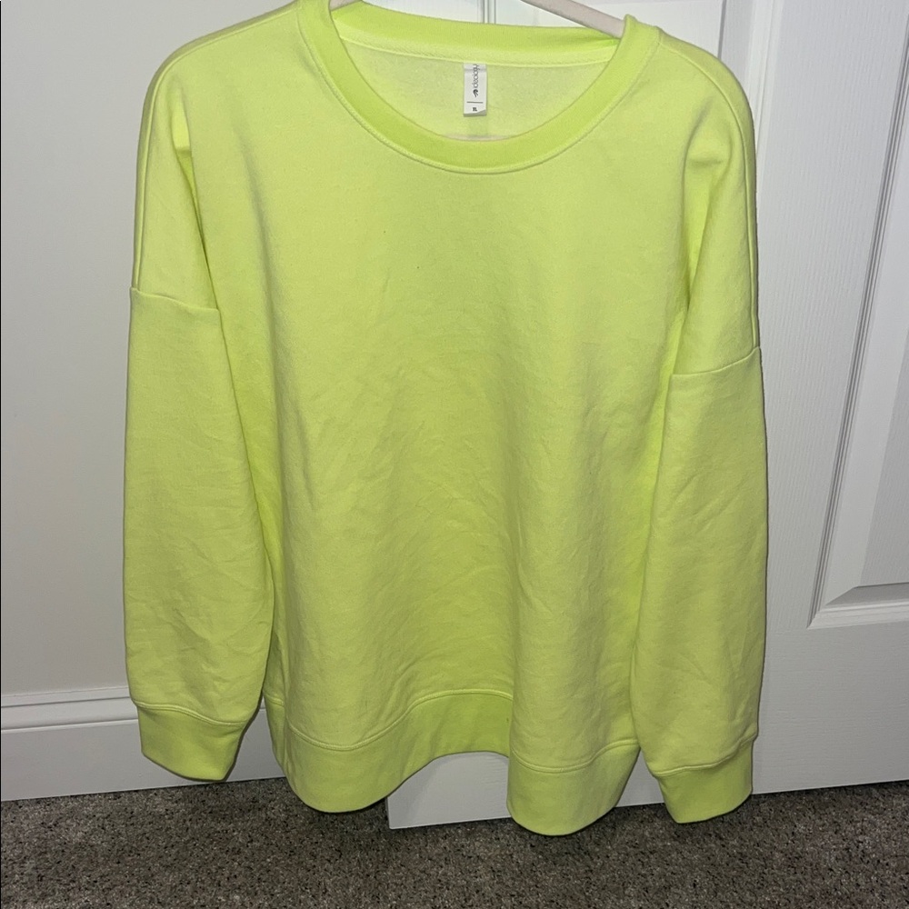 Ideology  Crewneck Sweatshirt in Bright Yellow